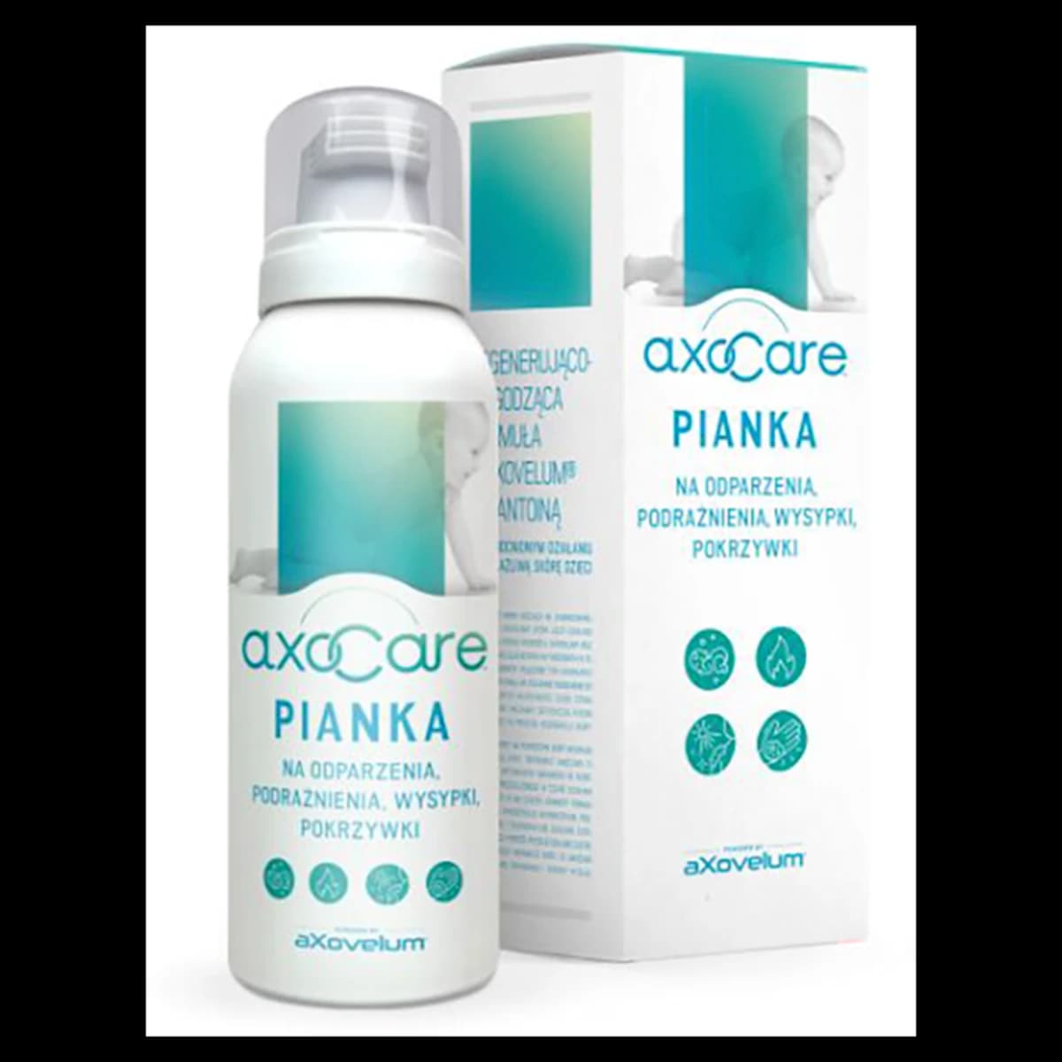 AxoCare pianka na odparzenia i podrażnienia 85 ml