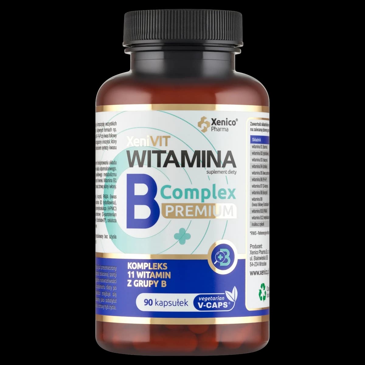 Xenivit Witamina B Complex Premium 90 kapsułek