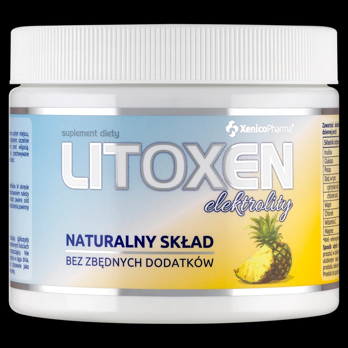 Litoxen Elektrolity ananas w proszku 235,5 g