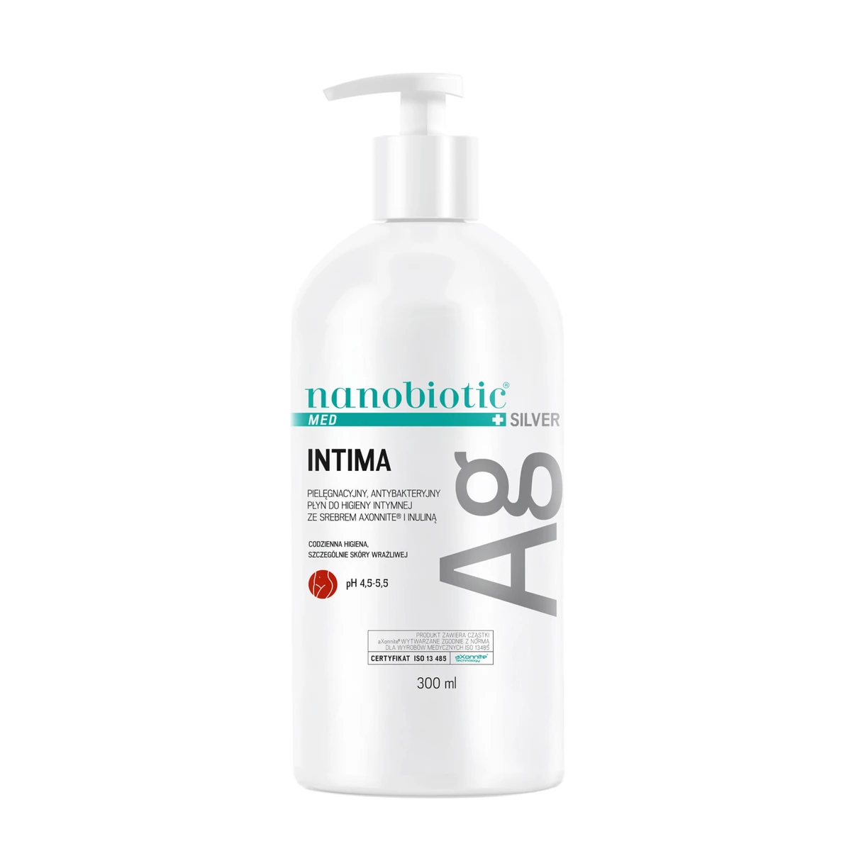 Nanobiotic Med Silver Intima płyn do higieny intymnej 300 ml