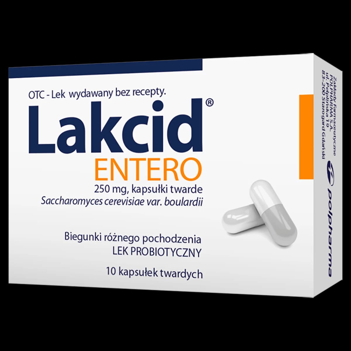 Lakcid Entero 250 mg 10 kapsułek twardych