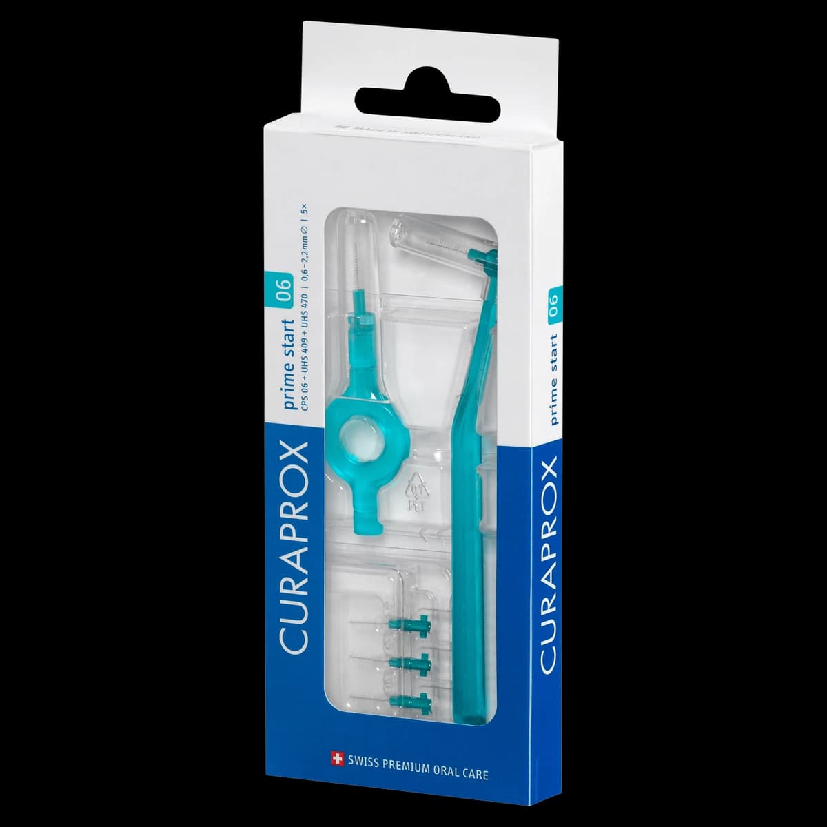 Curaprox CPS 06 prime start szczoteczki międzyzębowe z uchwytem 5 sztuk