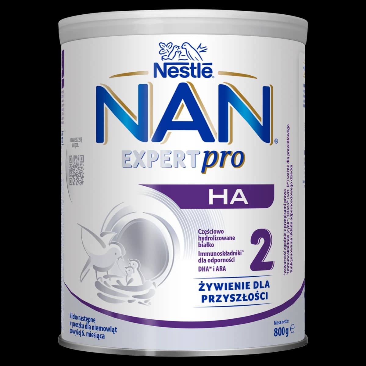 NAN EXPERTPRO HA 2 mleko następne w proszku dla niemowląt powyżej 6. miesiąca 800 g