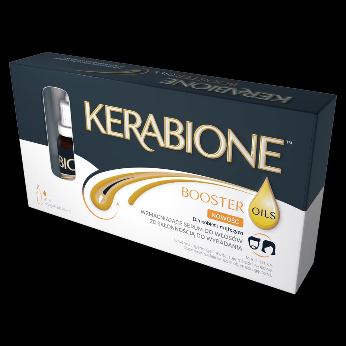 Kerabione Booster Oils serum wzmacniające do włosów 4 x 20 ml
