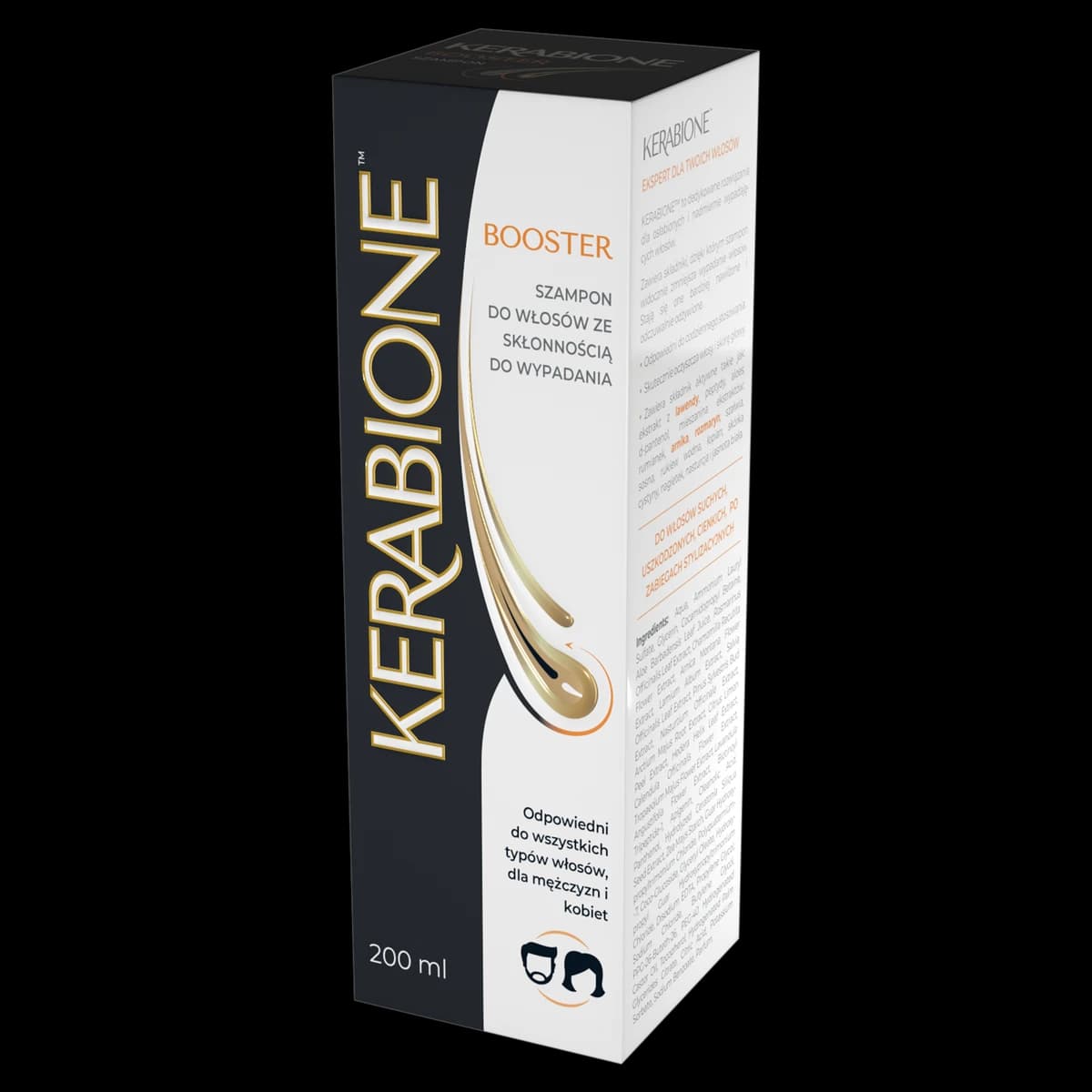 Kerabione Booster szampon do włosów wypadających 200 ml