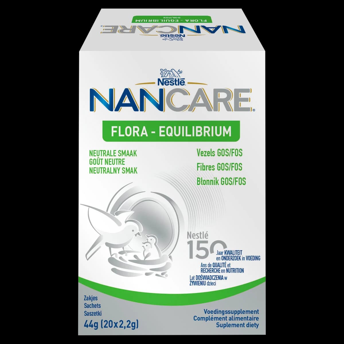 NAN CARE Flora - Equilibrium dla niemowląt i małych dzieci 44 g (20 x 2,2 g)