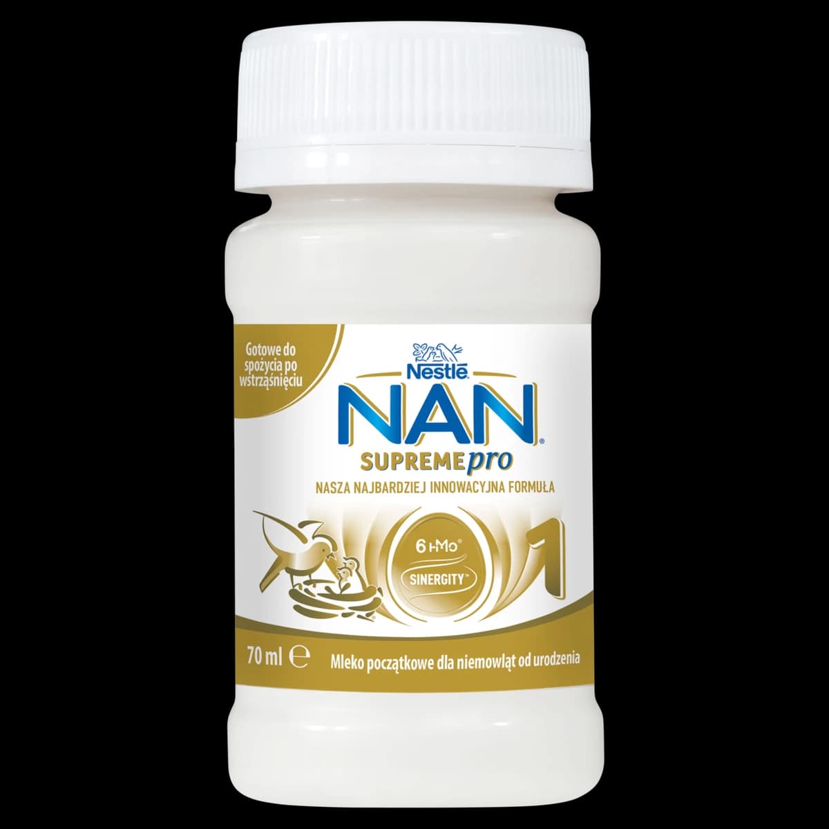 NAN SUPREMEPRO 1 Mleko początkowe dla niemowląt od urodzenia 32 szt. po 70 ml