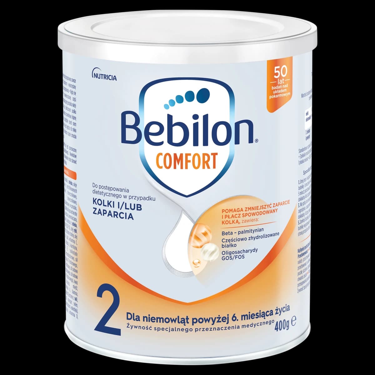 Bebilon Comfort 2 Żywność specjalnego przeznaczenia medycznego dla niemowląt od 6. miesiąca 400 g
