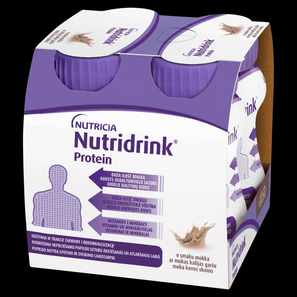 Nutridrink Protein o smaku mokka 4 szt. po 125 ml