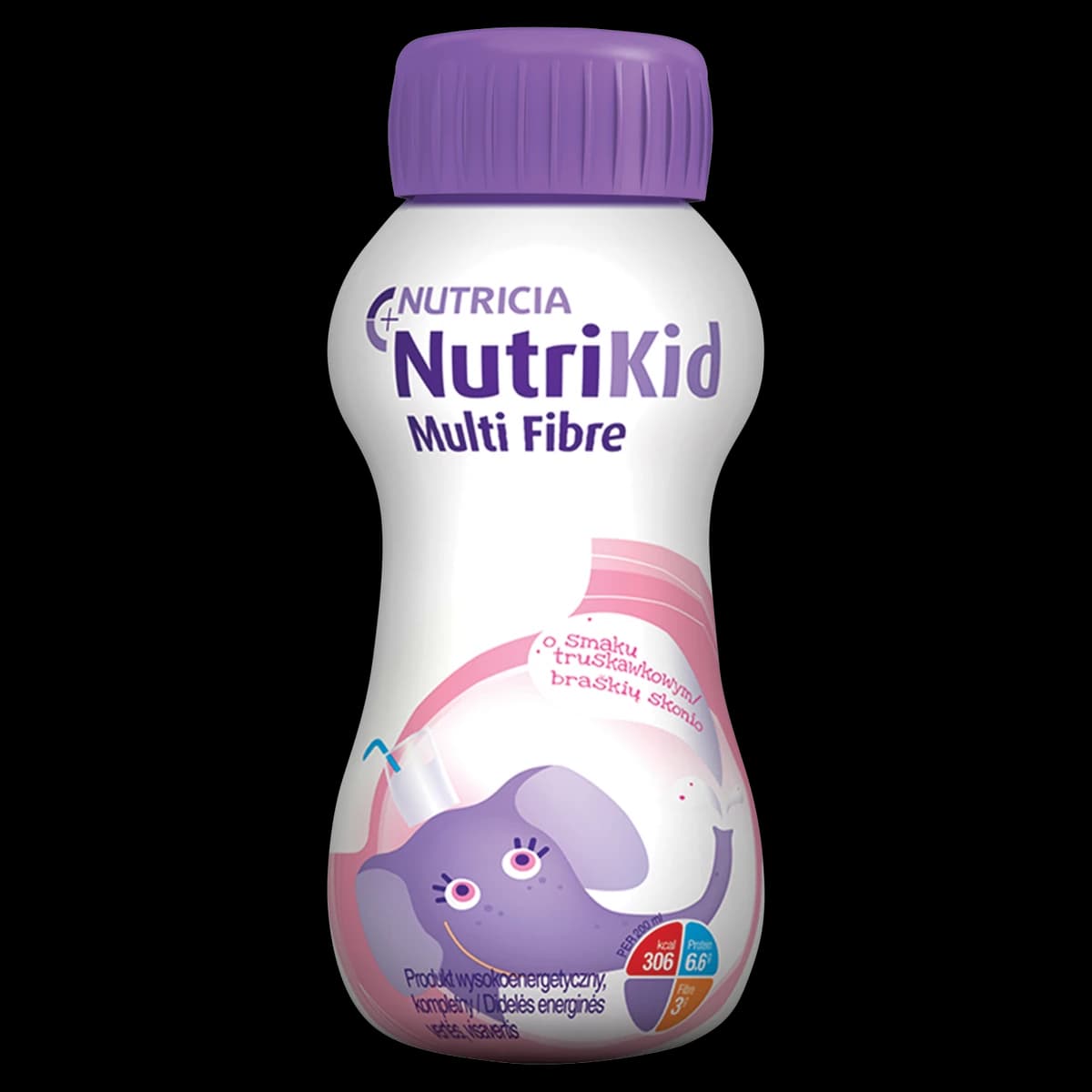 Nutrikid Multi Fibre o smaku truskawkowym 200 ml
