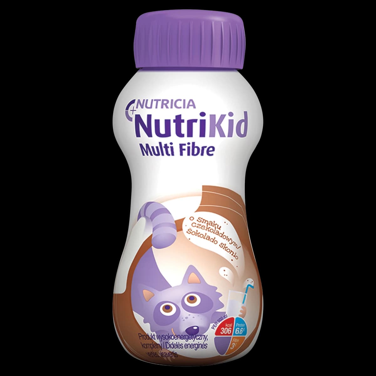 Nutrikid Multi Fibre o smaku czekoladowym 200 ml