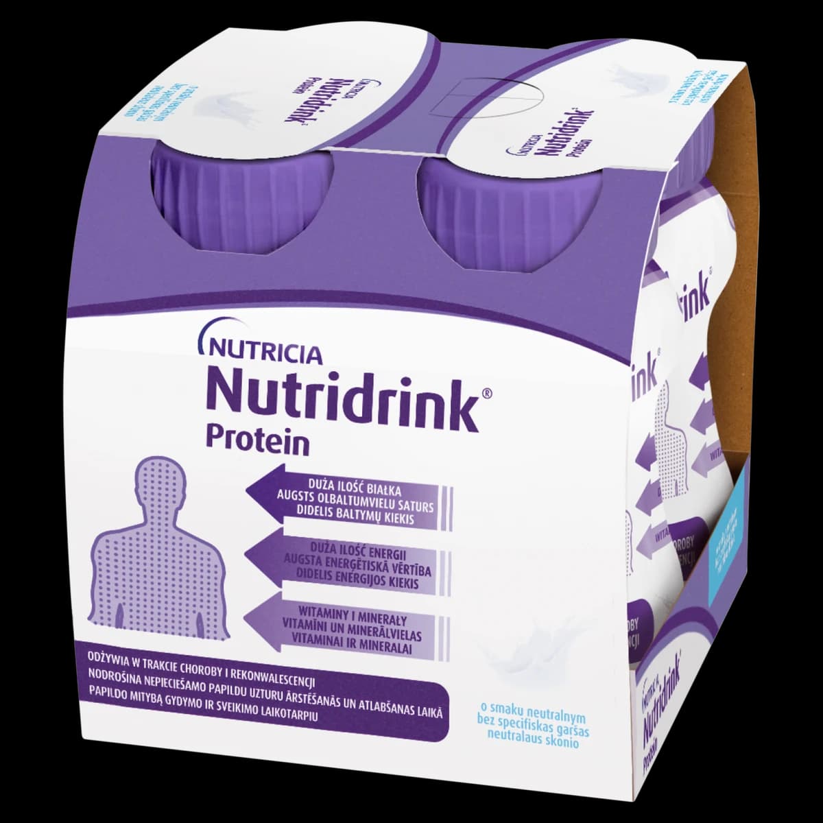 Nutridrink Protein o smaku neutralnym 4 szt. po 125 ml