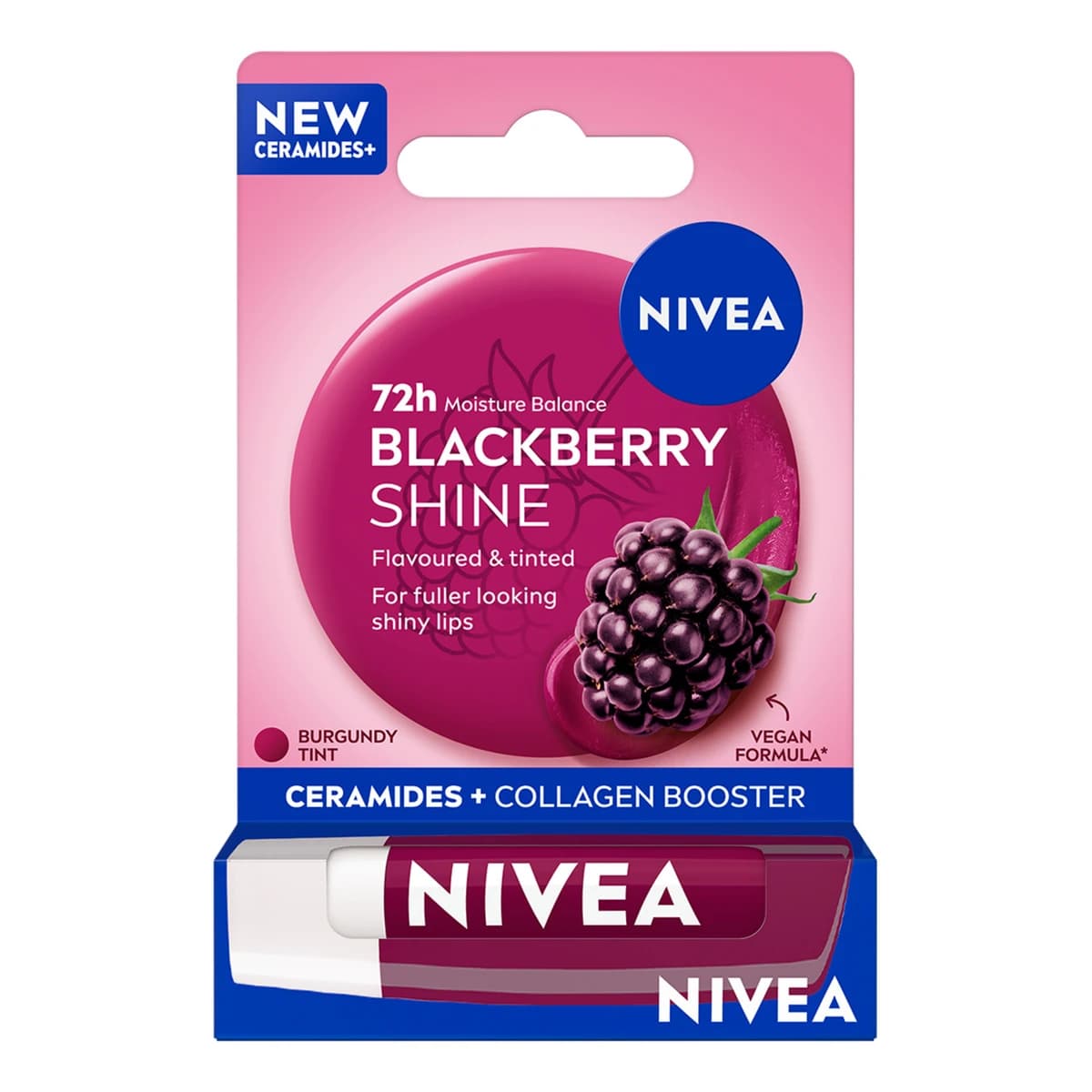 Nivea Blackberry Shine pielęgnująca pomadka