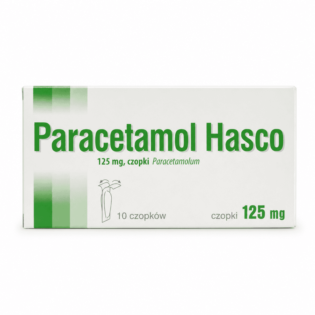 Paracetamol Hasco 125 mg 10 sztuk
