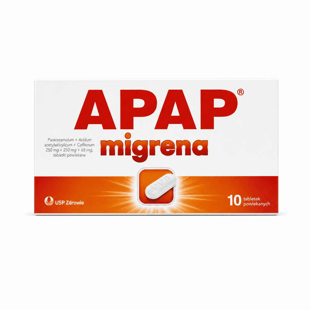 APAP migrena 10 tabletek