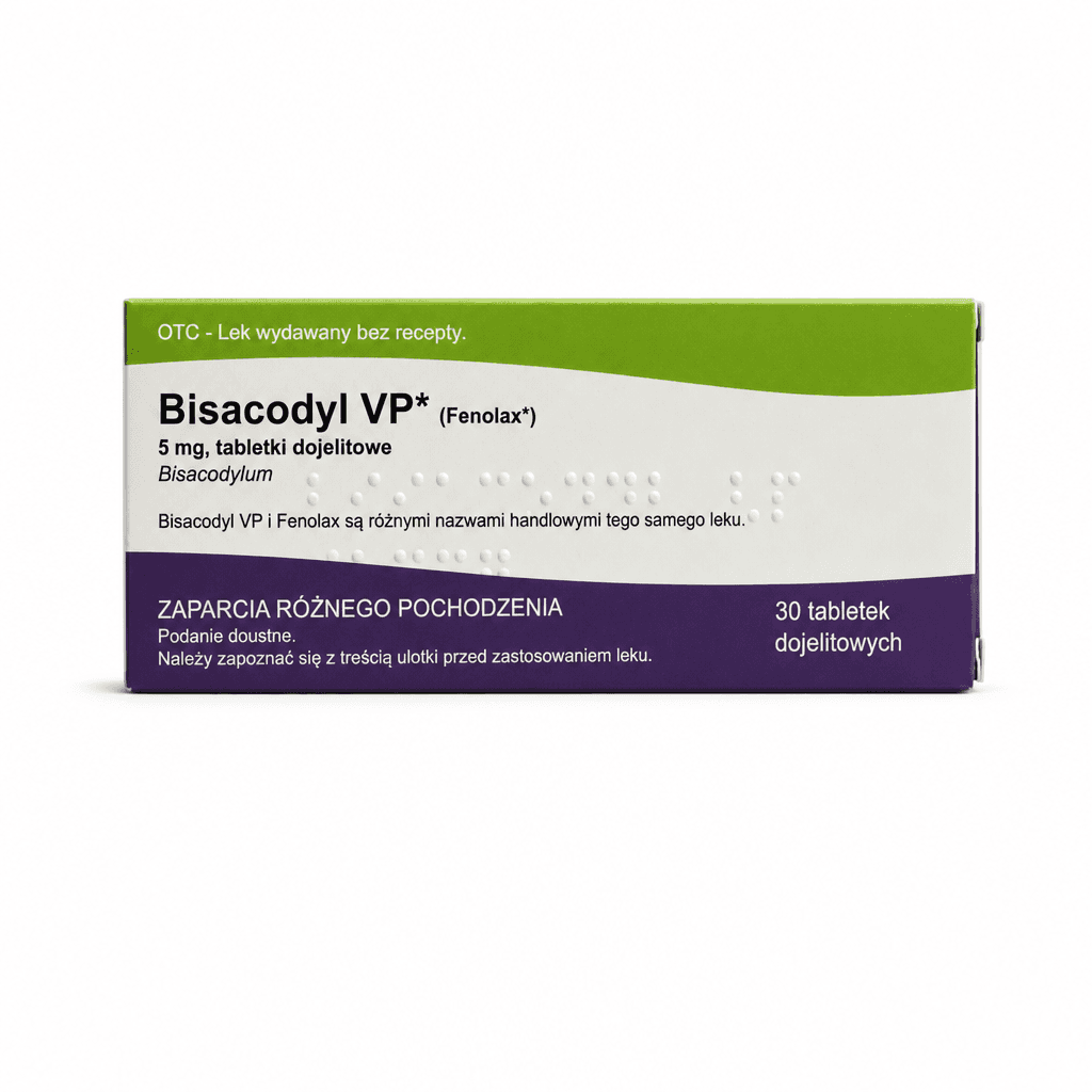 Bisacodyl VP 30 tabletek Delfarma