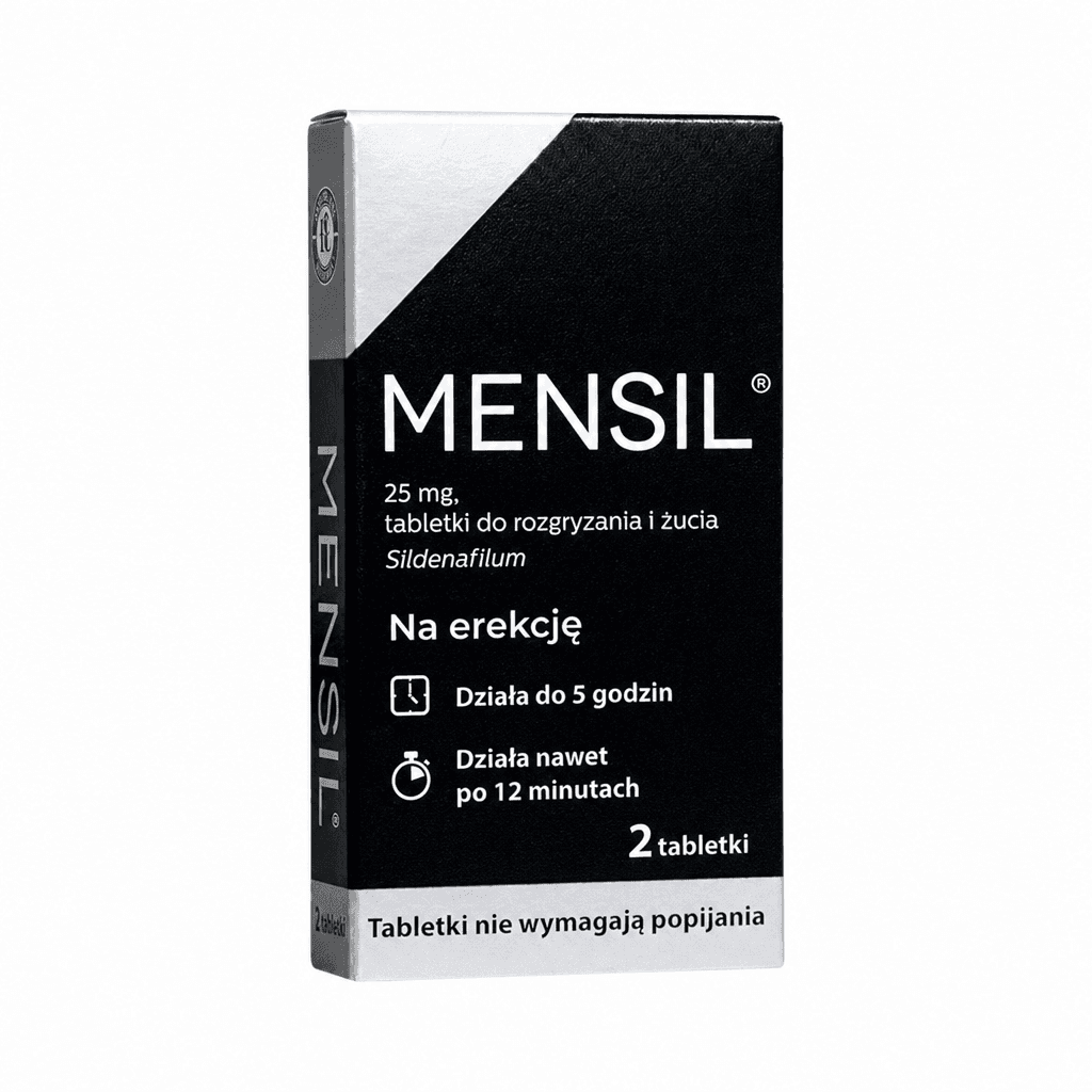 Mensil 25 mg 2 tabletek do rozgryzania i żucia